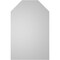 Ekena Millwork Octagonal Top Surface Mount PVC Gable Vent w/ 2"W x 1-1/2"P Brickmould Frame, 22"W x 34"H GVPOT22X3402SN - alternate 2
